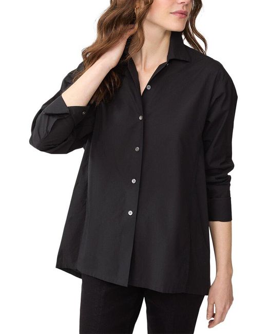 J.McLaughlin Black Alexis Blouse