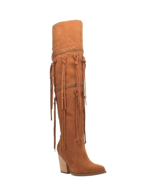 Dingo Brown Witchy Leather Boots