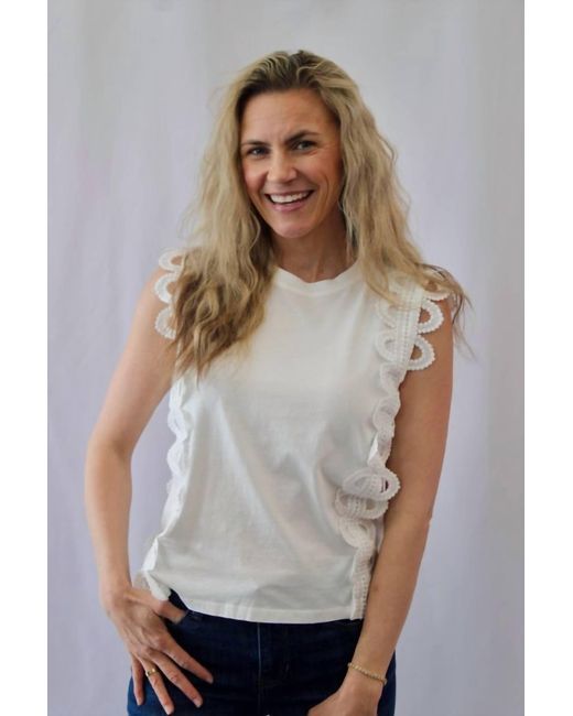 Another Love White Ryder Top