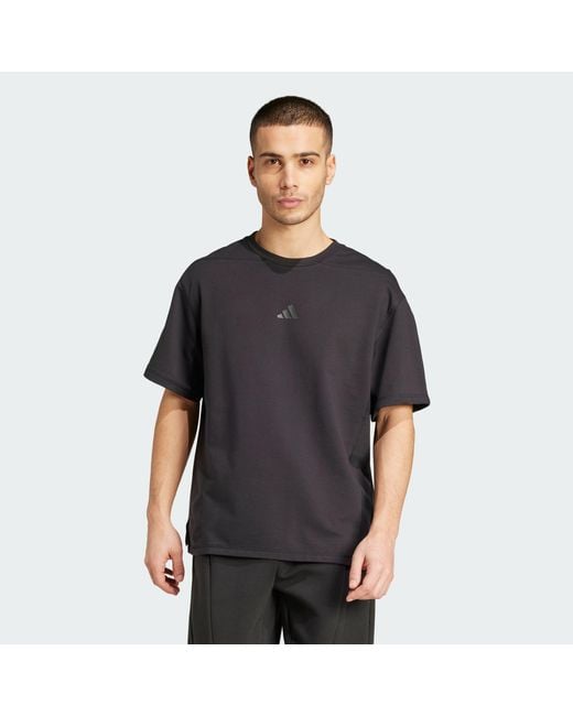 Adidas Black D4T X Tee for men