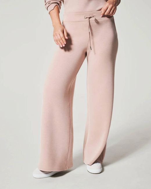 Spanx Pink Airessentials Wide Leg Pant