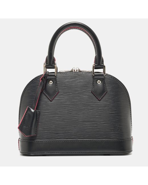 Louis Vuitton Black Epi Leather Alma Bb Bag