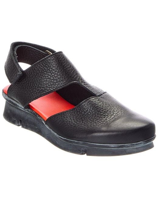 Arche Black Padlow Leather Sandal
