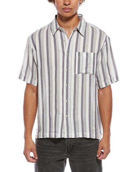 Sovereign Code White Stripe Shirt for men