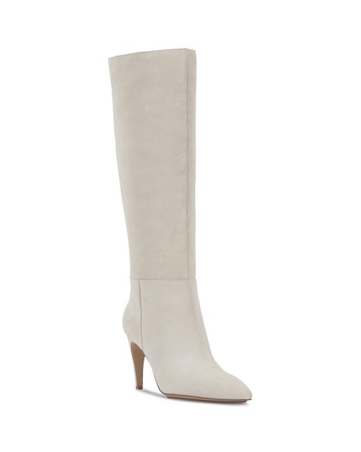 Vince Camuto Gray Brigitte Tall Pointed Toe Knee-High Boots