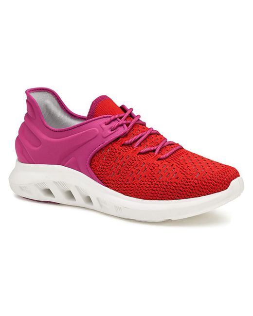 Johnston & Murphy Red Activate Fitness Lifestyle Casual And Fashion Sneakers