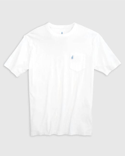 Johnnie-o White Dale T-shirt for men