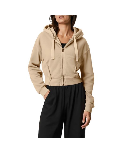 Champion Black Ribbed Manmade Hoodie