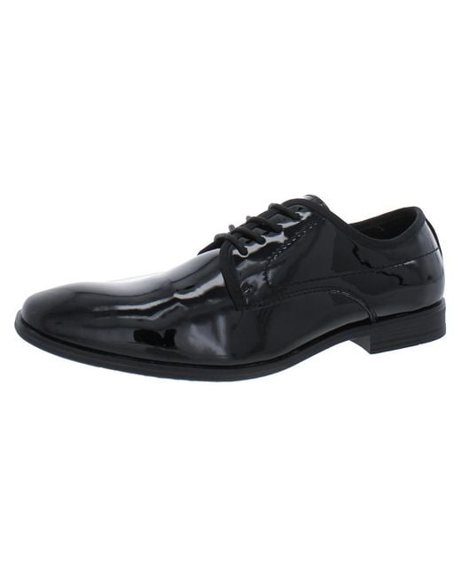 Alfani Black Warner Patent Flat Shoes