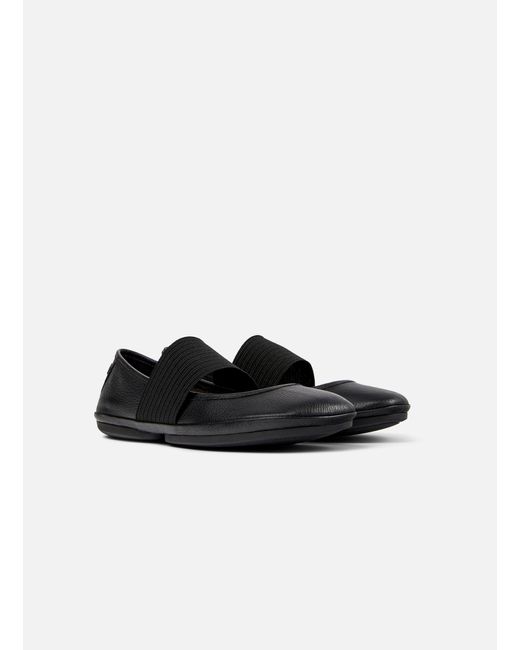 Camper Black Moccasin/Ballerina Right Nina