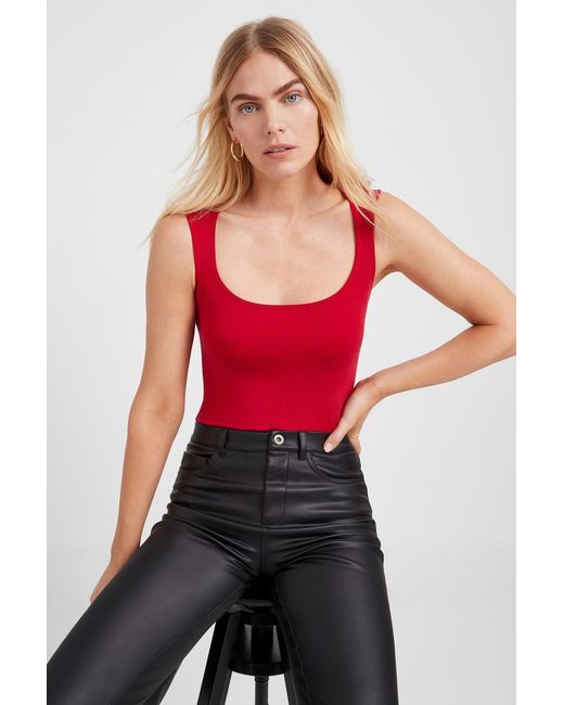MARCELLA Red Jennie Top
