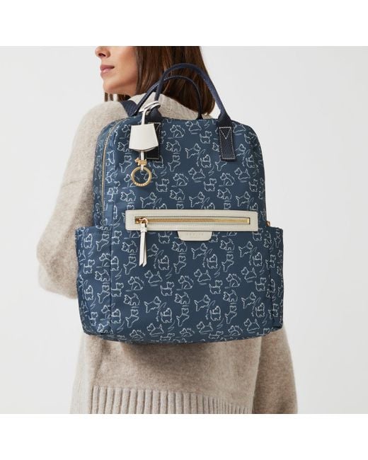 Radley flex large zip top backpack hobo bag best sale