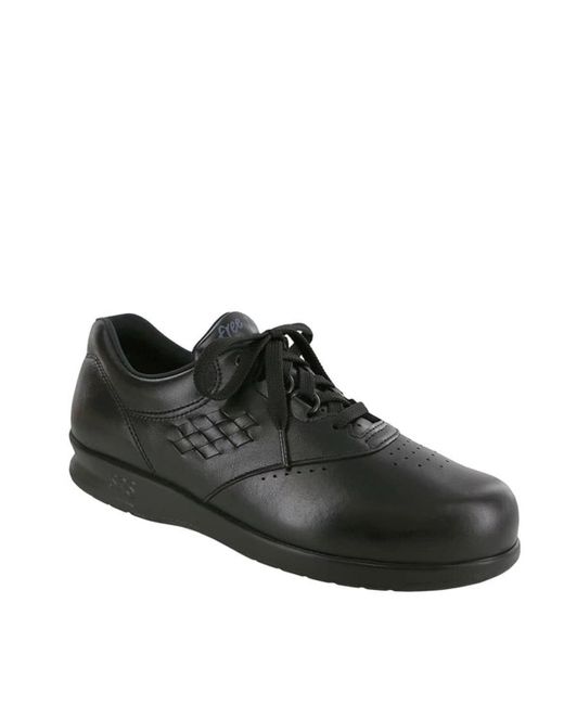 SAS Black Freetime Comfort Shoes