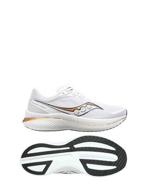 Saucony Gray Endorphin Speed 3 Running Shoes for men