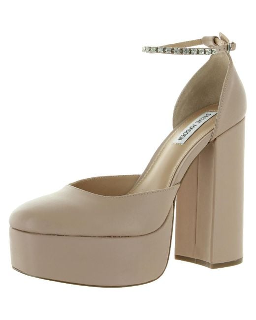 Steve Madden Multicolor Bangle Leather Ankle Strap Heels