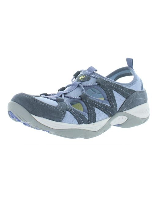 Easy Spirit Earthen Suede Mesh Walking Shoes in Blue Lyst