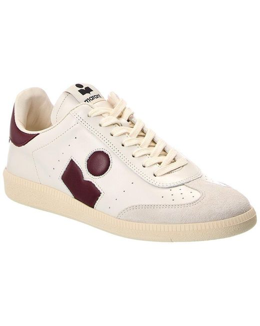 Isabel Marant Pink Bryce Leather Sneaker