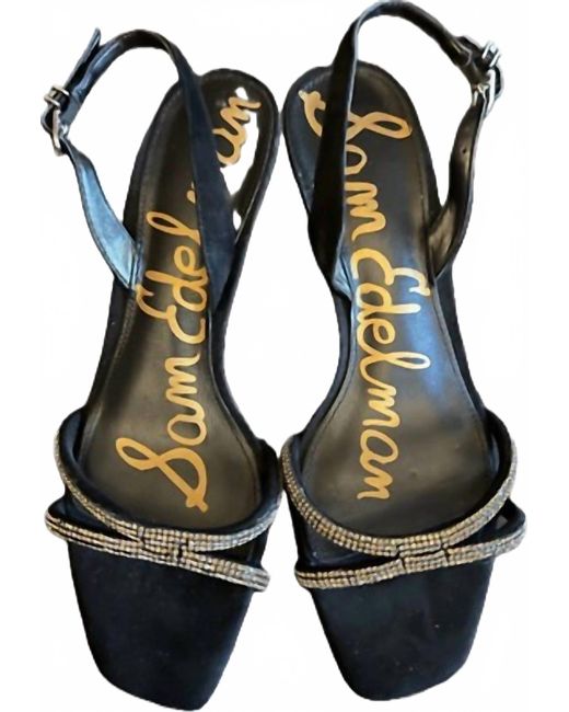 Sam Edelman Black Ronan Heels