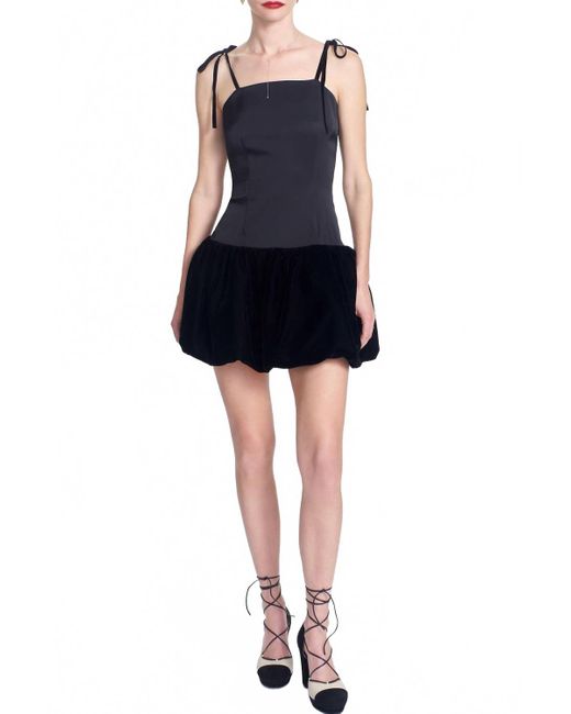 Corey Lynn Calter Black Lita Bubble Dress