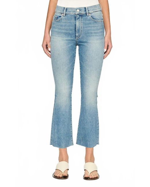 DL1961 Blue Bridget Boot High Rise Crop Jean