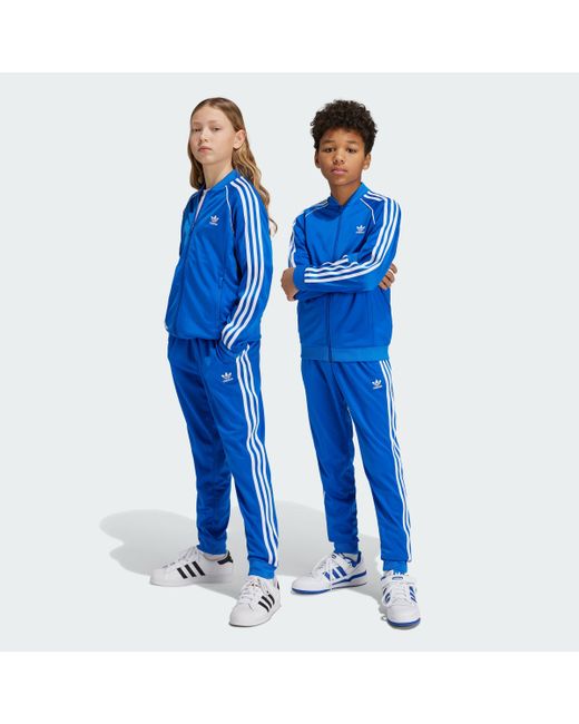 Adidas Blue Kids' Adicolor Sst Track Pants Kids for men