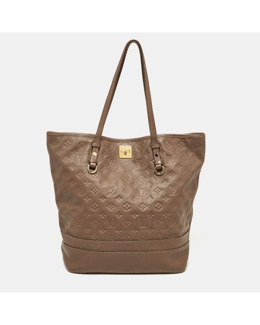 Louis Vuitton Brown Ombre Monogram Empreinte Leather Citadine Gm Bag