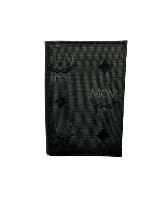 MCM Green Canvas Wallet (pre-owned)