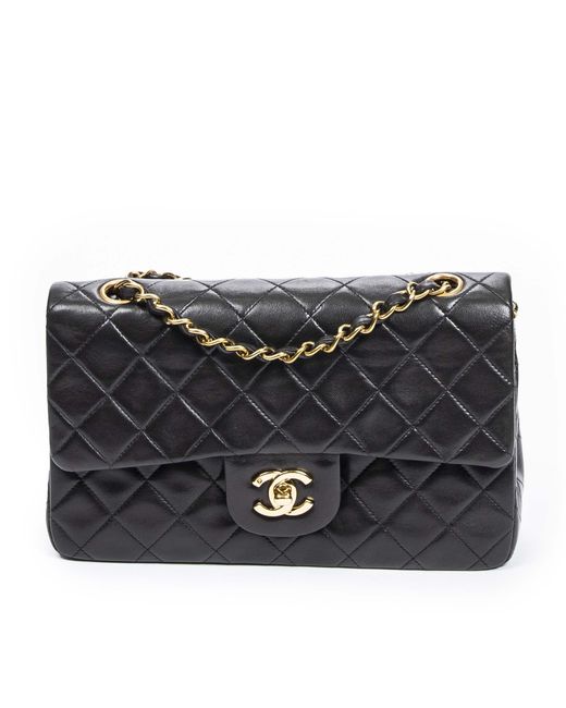 Chanel Classic Double Flap 23 in Black