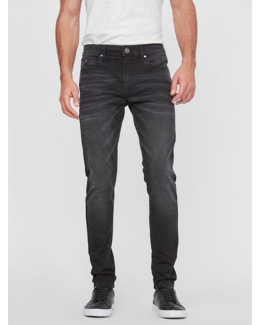 Guess Factory Avalon Modern Skinny Jeans in Black for Men | Lyst
