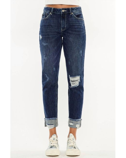 Kancan Ultra High Rise 90's Boyfriend Jeans main image 0