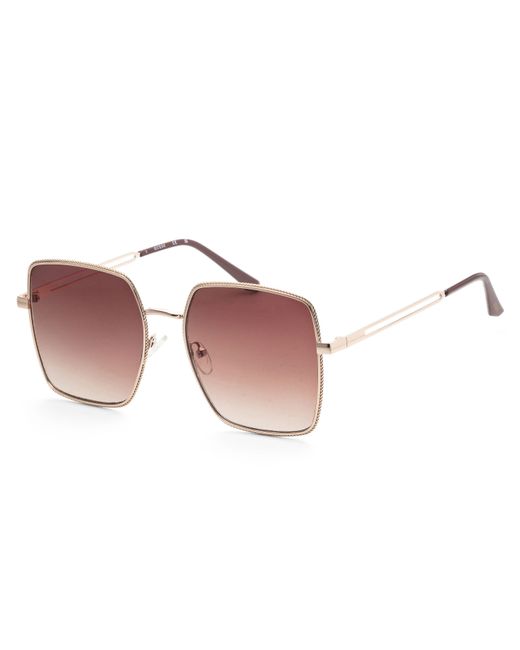 Guess Pink 58mm Rose Sunglasses Gf0419-28f