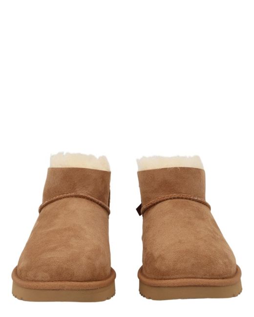 Ugg Brown Suede Decorative Bow Boots