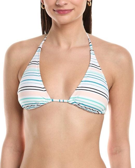 Helen Jon Blue String Bikini Top