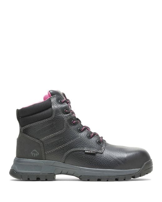 Wolverine Brown Piper Waterproof Composite-Toe 6" Work Boot