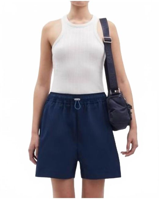 Samsøe & Samsøe Blue Salulu Hight Waist Shorts