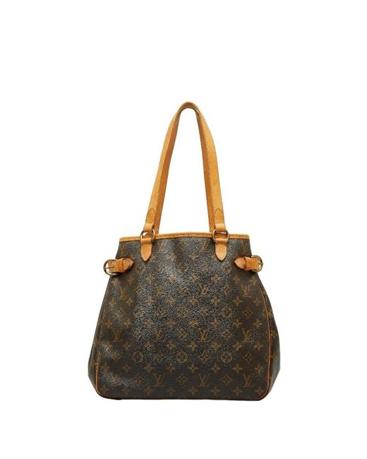 Louis Vuitton Sologne Brown Canvas Shoulder Bag (Pre-Owned)