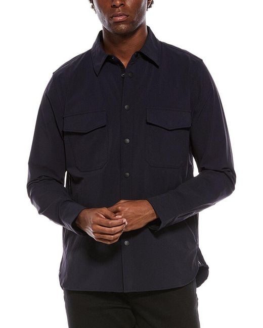 Rag & Bone Blue Utility Shirt Jacket for men