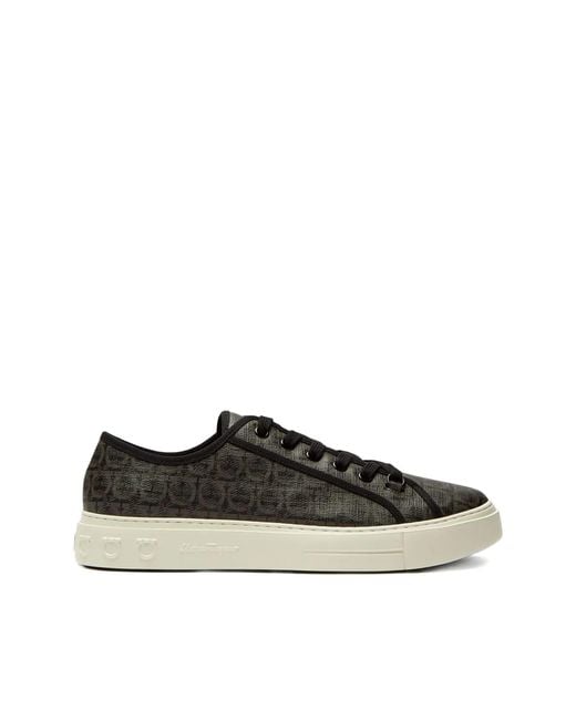 Ferragamo Black Ferragamo Sneaker for men