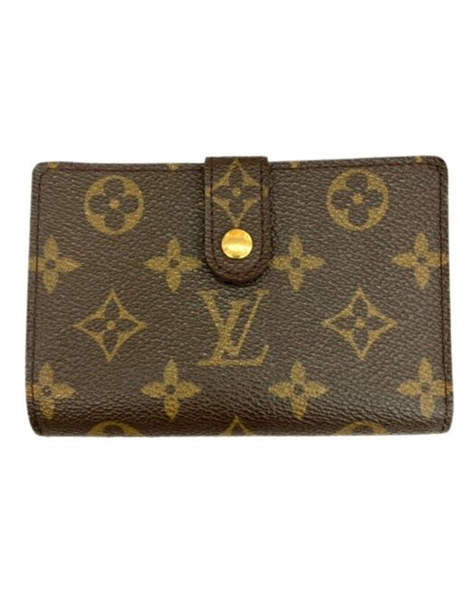 Louis Vuitton Green Viennois Canvas Wallet (pre-owned)