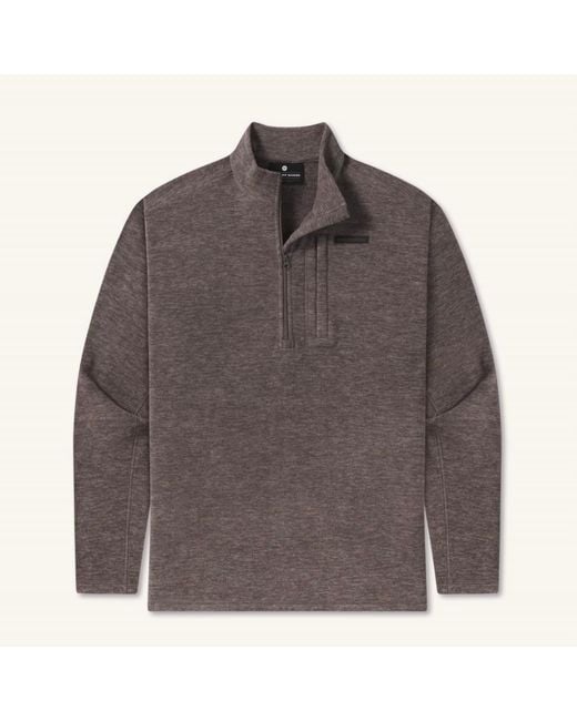 Southern Marsh Gray Maple Grove Brushed Pullover for men