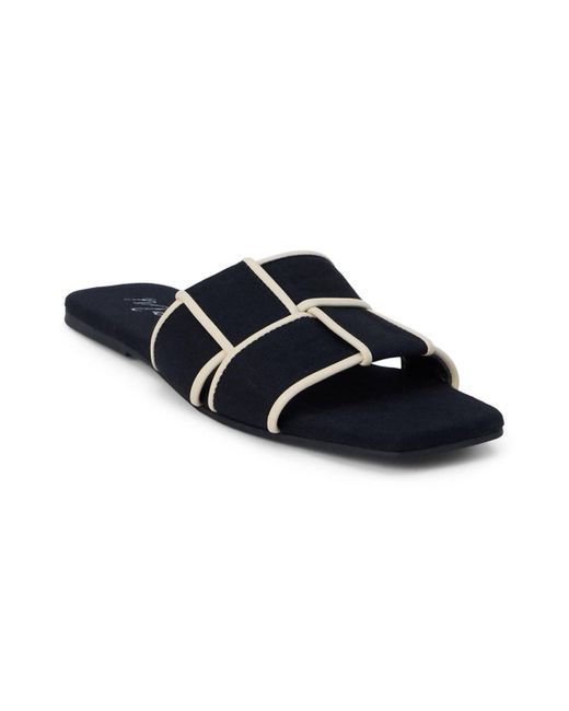 Matisse Blue Biscayne Slide Sandals