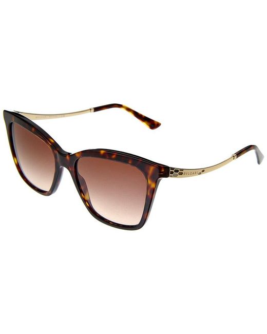 BVLGARI Brown Bv8257 54mm Sunglasses