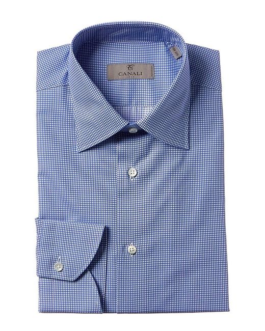 Canali Blue Dress Shirt for men
