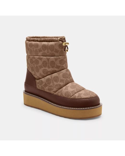 COACH Idella Bootie in Black | Lyst COACH Idella Bootie in Black | Lyst