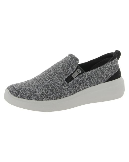 Ryka Black Ally Slip On Mesh Casual And Fashion Sneakers