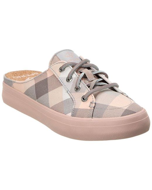 Sperry Top-Sider Pink Crest Canvas Mule