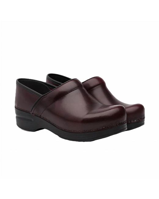 Dansko Brown Prof Cabrio Clog