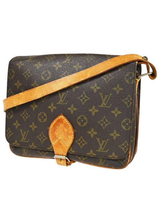 Louis Vuitton Pre-owned Women's Fabric Cross Body Bag - Brown - One Size