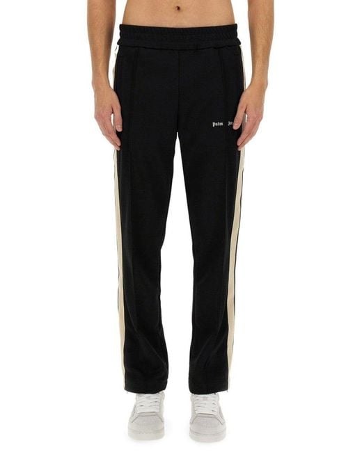 Palm Angels Black Track" Pants With Logo for men