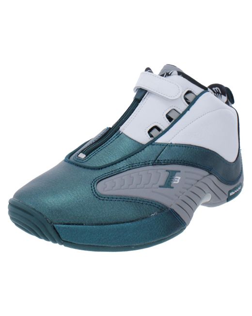Reebok Answer Iv Sport Active Basketball Shoes in Blue for Men | Lyst
